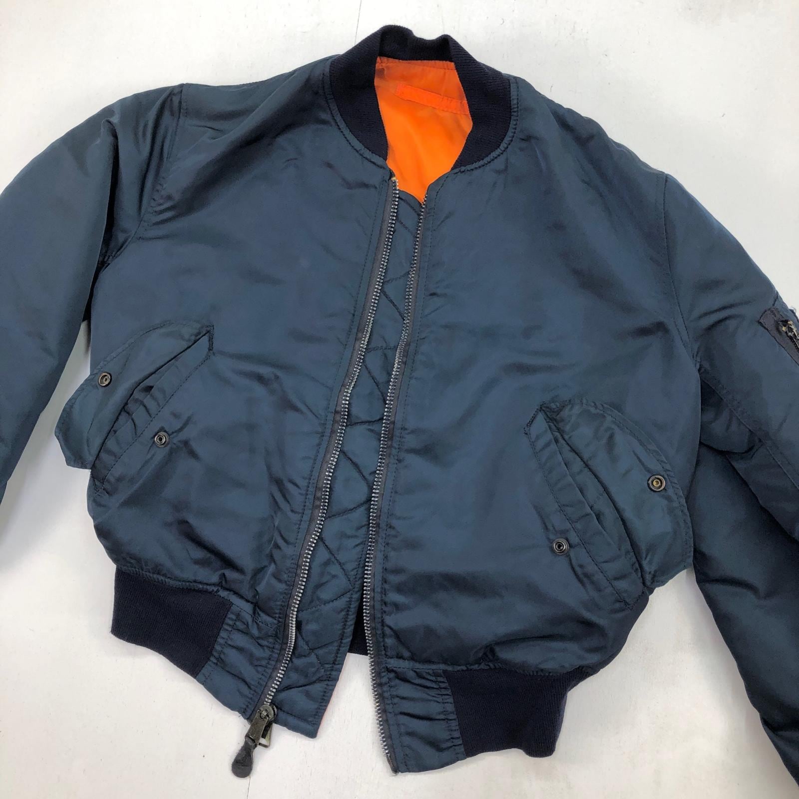 ALPHA アルファ 90- 00年代 USA製 MA-1 民間品 ミリタリー フライト
