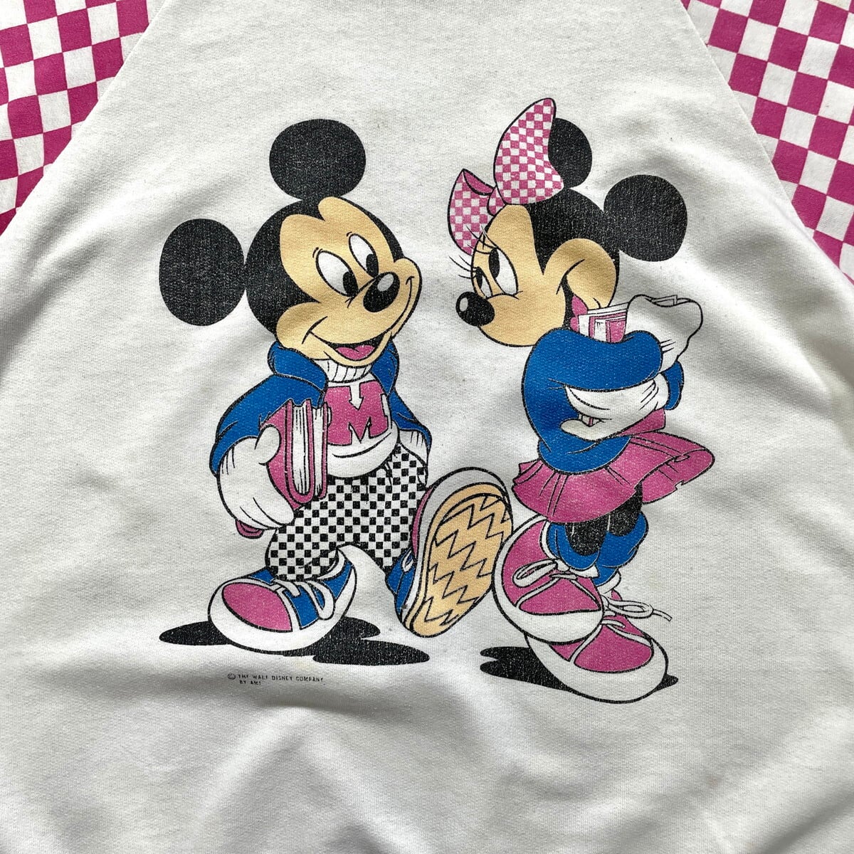 ディズニー　ミッキーミニー　レトロ　ビンテージ　希少　タンバリン　80〜90年代 80~90年代 Disney ディズニー ミッキーマウス ミニーマウス