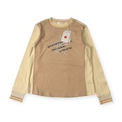 新品 タグ付き VAGIIE バジエ 千鳥柄 スター デザイン 長袖 Tシャツ カットソー 38/レディース