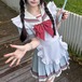 ゆめかわ♡エプロン付きセーラー服　seifuku101