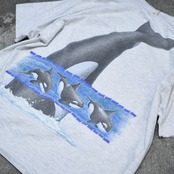 90's dolphin print tee