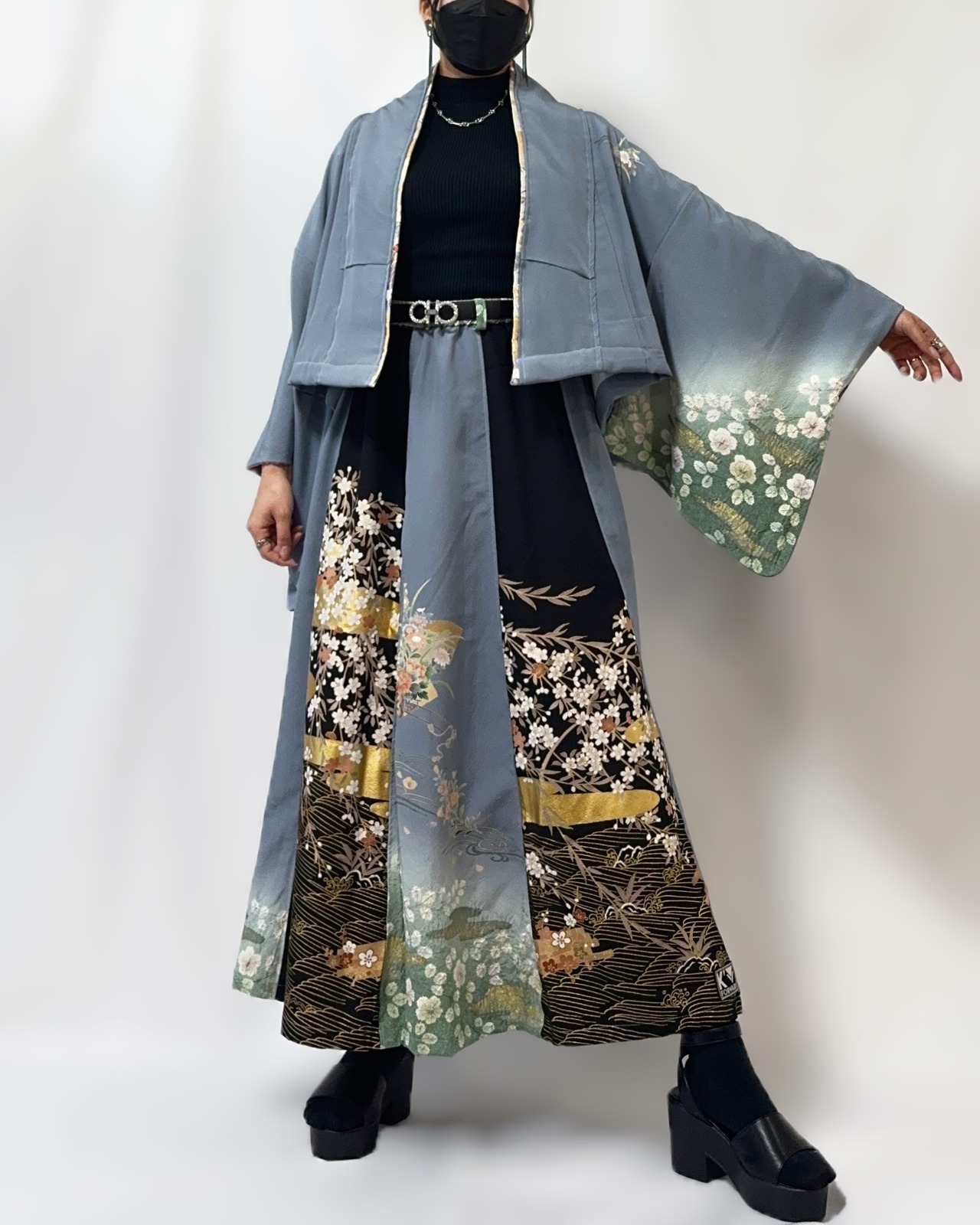 Two piece sets 589 2jacket＋1skirt