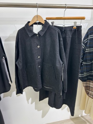 le vent soufflé イージーギャザーデニムスカート　B032