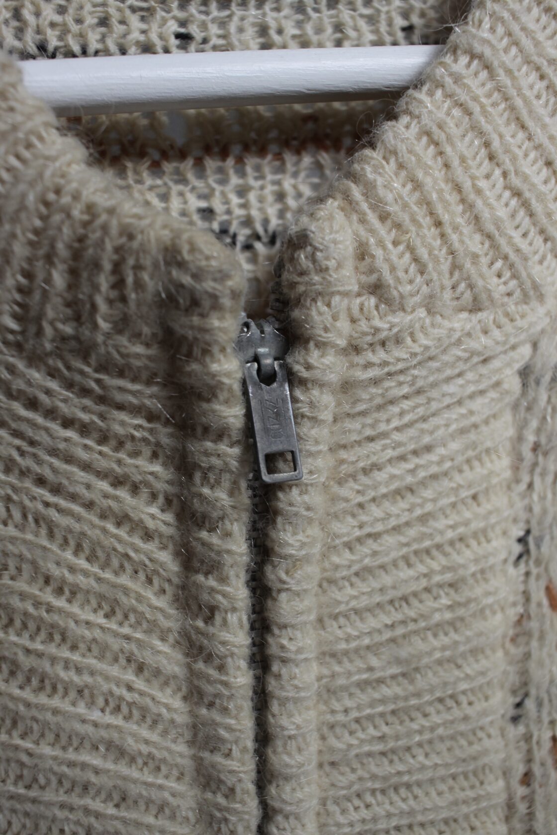 60s SEARS SPORTSWRAR Zip Up Mohair Cardigan / vintage ビンテージ