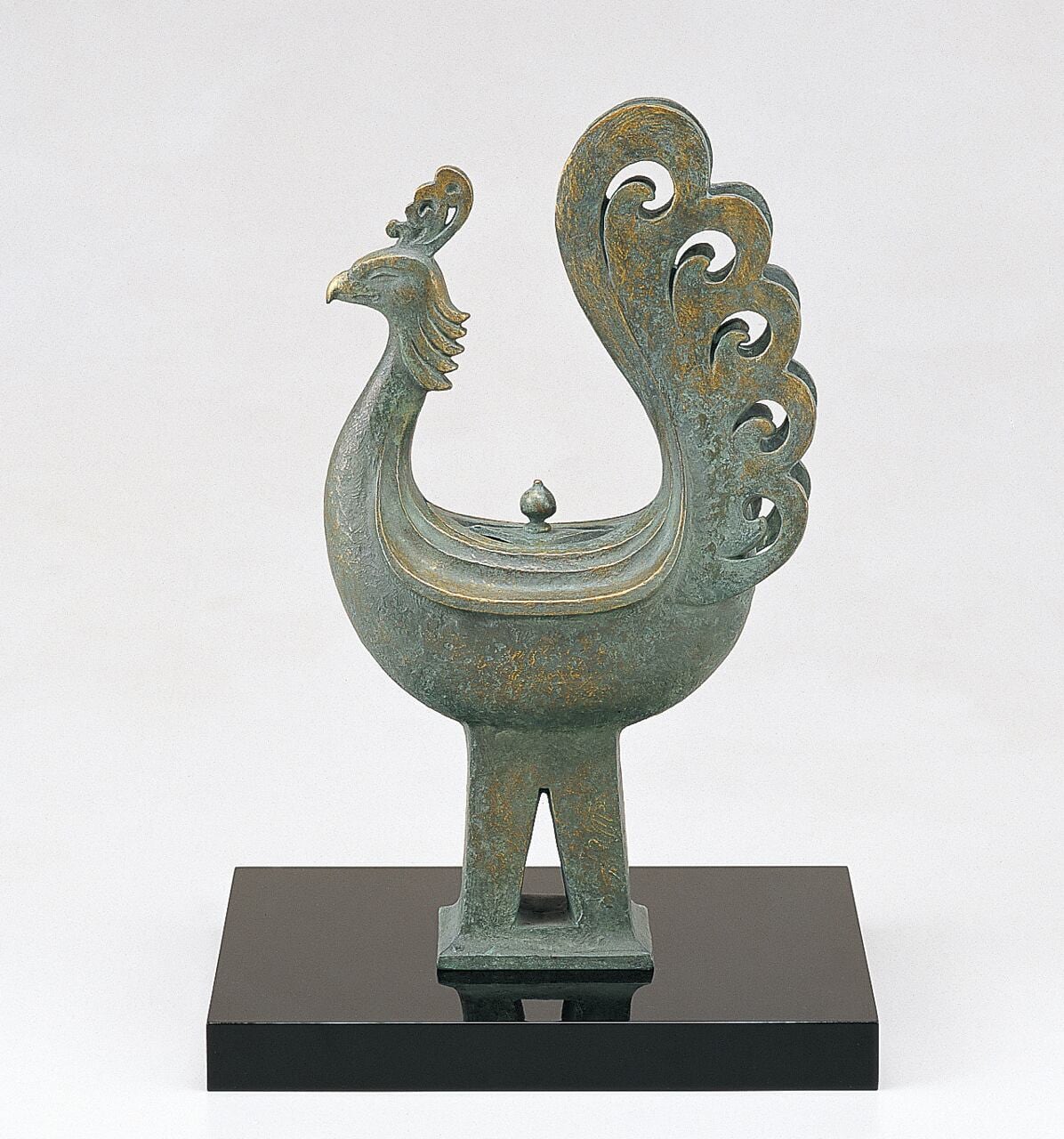 開運花鳥香炉 能作吉秀作 | 株式会社竹中銅器