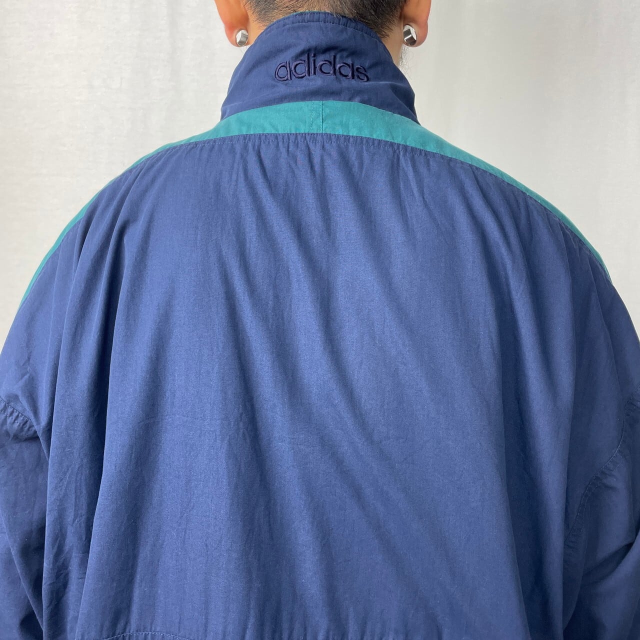 80年代 adidas アディダス ポリエステル×コットン トラックジャケット