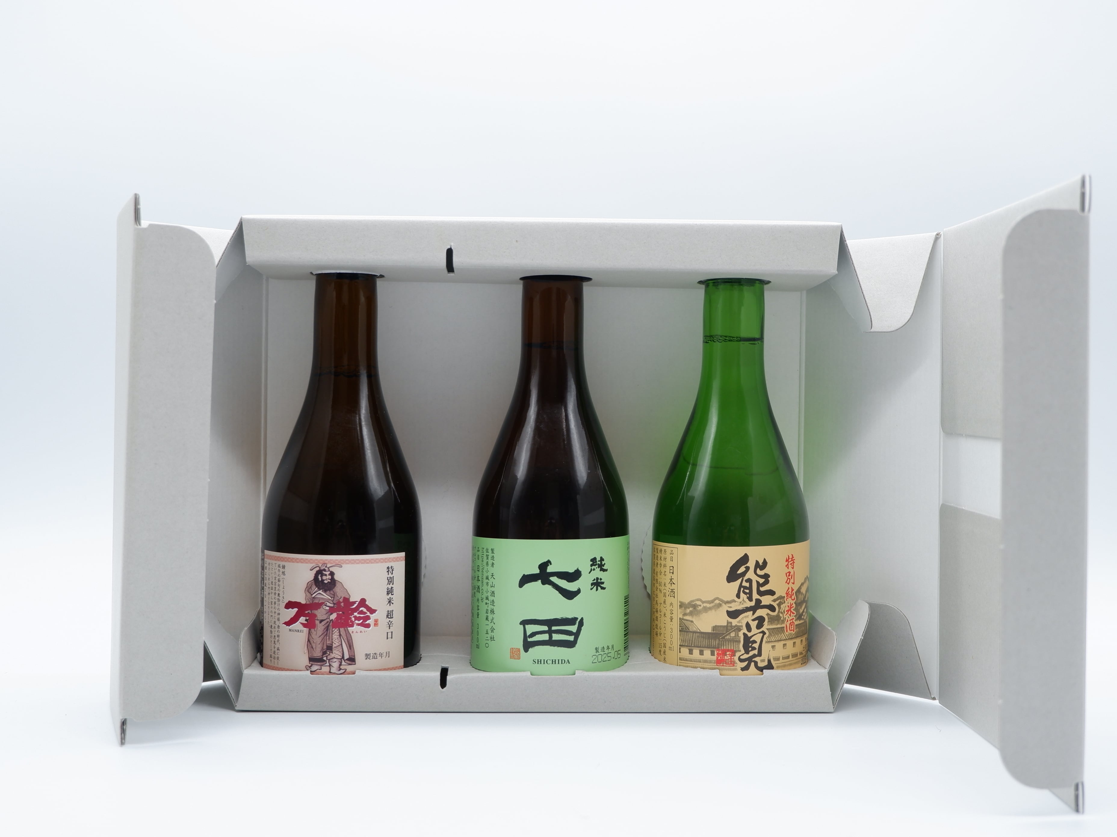 佐賀県 日本酒のみくらべ（七田・万齢・能古見） 300ml×3本 | 有田焼の