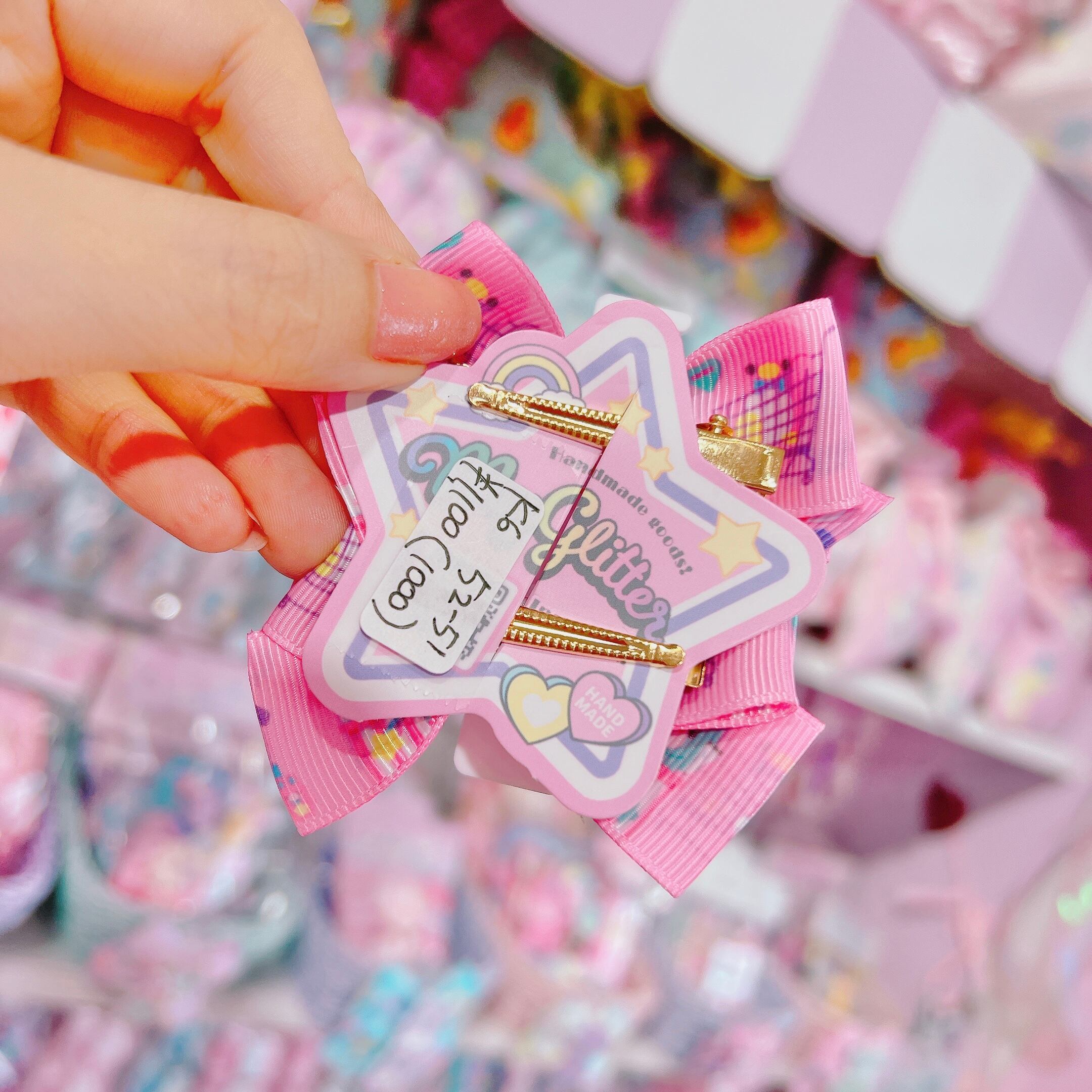 【K6】52-51ツインヘアクリップ