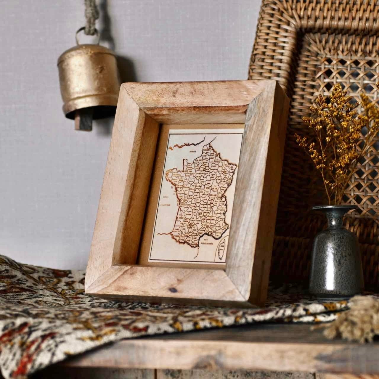 【 再入荷 】C'est La Vie ウッドフレーム フォト|フォトフレーム 写真立て ヴィンテージ調 おしゃれ インテリア 雑貨