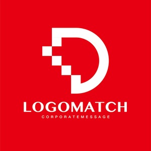 デジタル変革と着実な成長のロゴ