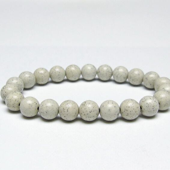 北投石 ブレスレット 9mm 一点物 メール便可 111-50268