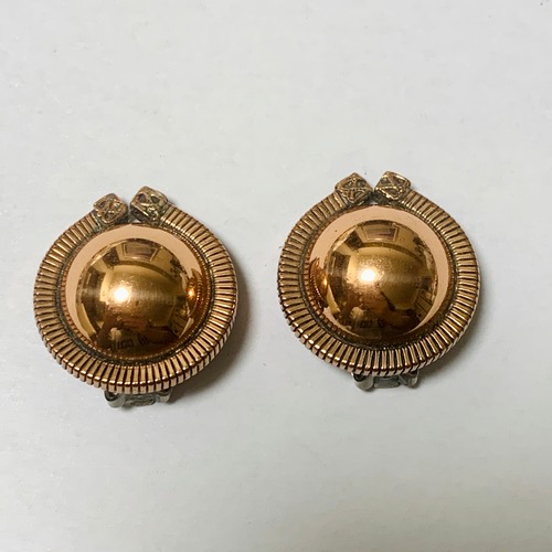 Vintage Renoir Copper Modernist Earrings①