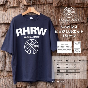 【SACHIALオリジナル】〈RHRW ロゴ〉CAMP Tシャツ