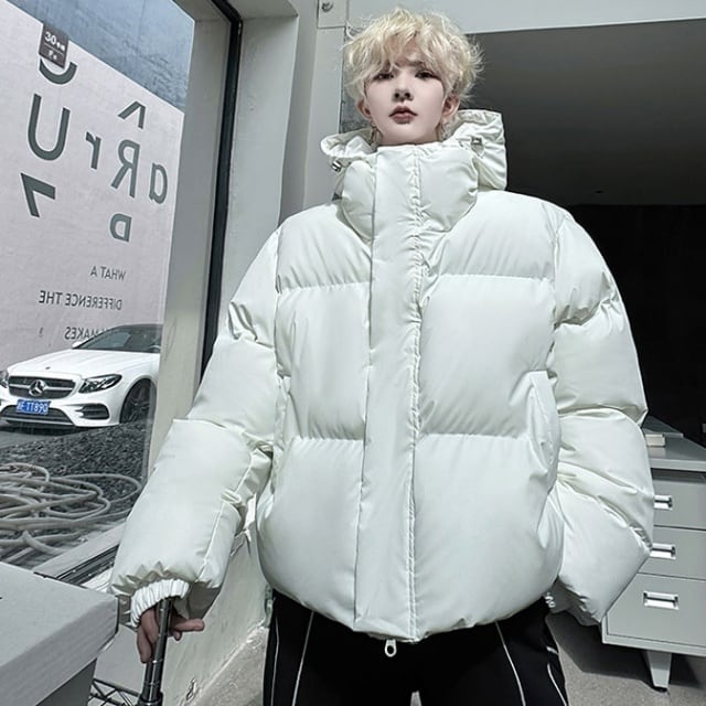 ダウンジャケット メンズ アウター フード付き ショート丈 ダウンコート ジャケット 無地 カジュアル 薄手 ゆったり おしゃれ 防寒用 秋冬 大人 フード付き ダウンショートコート ダウンコート ショート丈 超軽量