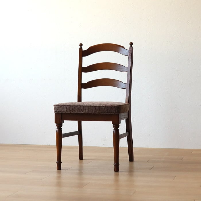 アンティーク 飛騨産業 穂高 ダイニングチェア ナラ キツツキ 無垢材①