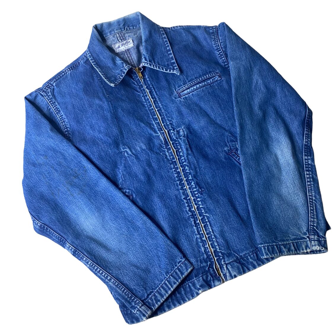 50s AL.MILLER VINTAGE DENIM JACKET | Pay ID