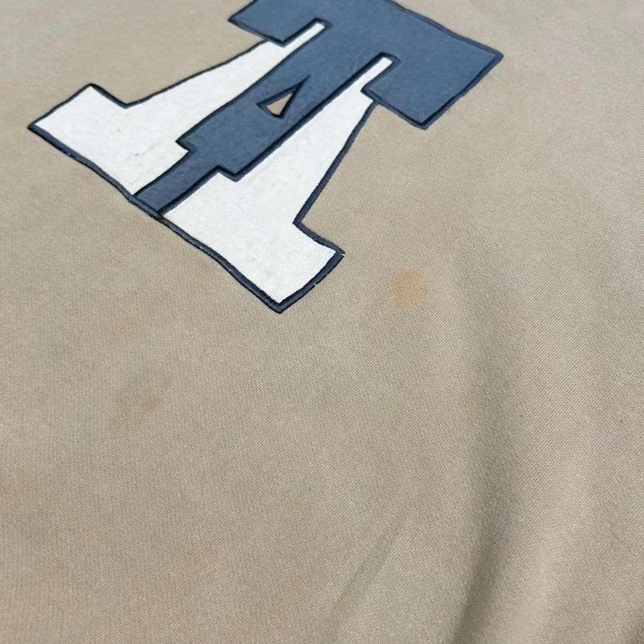 【最高配色】アディダス Vネック スウェット 80s 銀タグ 刺繍 ゆるだぼ