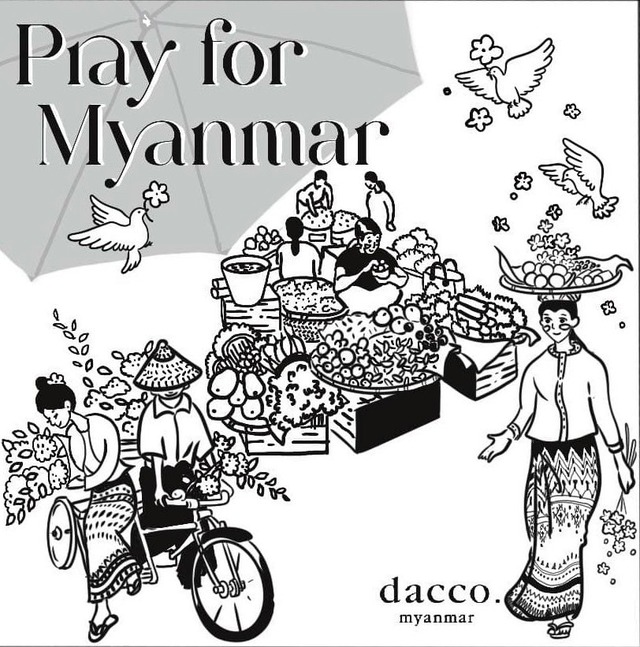 2025ミャンマー地震応援チャリティーステッカー