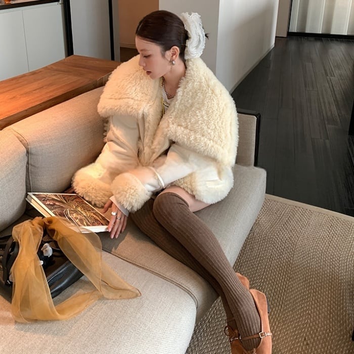 ビックラペルムートンライクコート［S-L］ | MeraviOggi