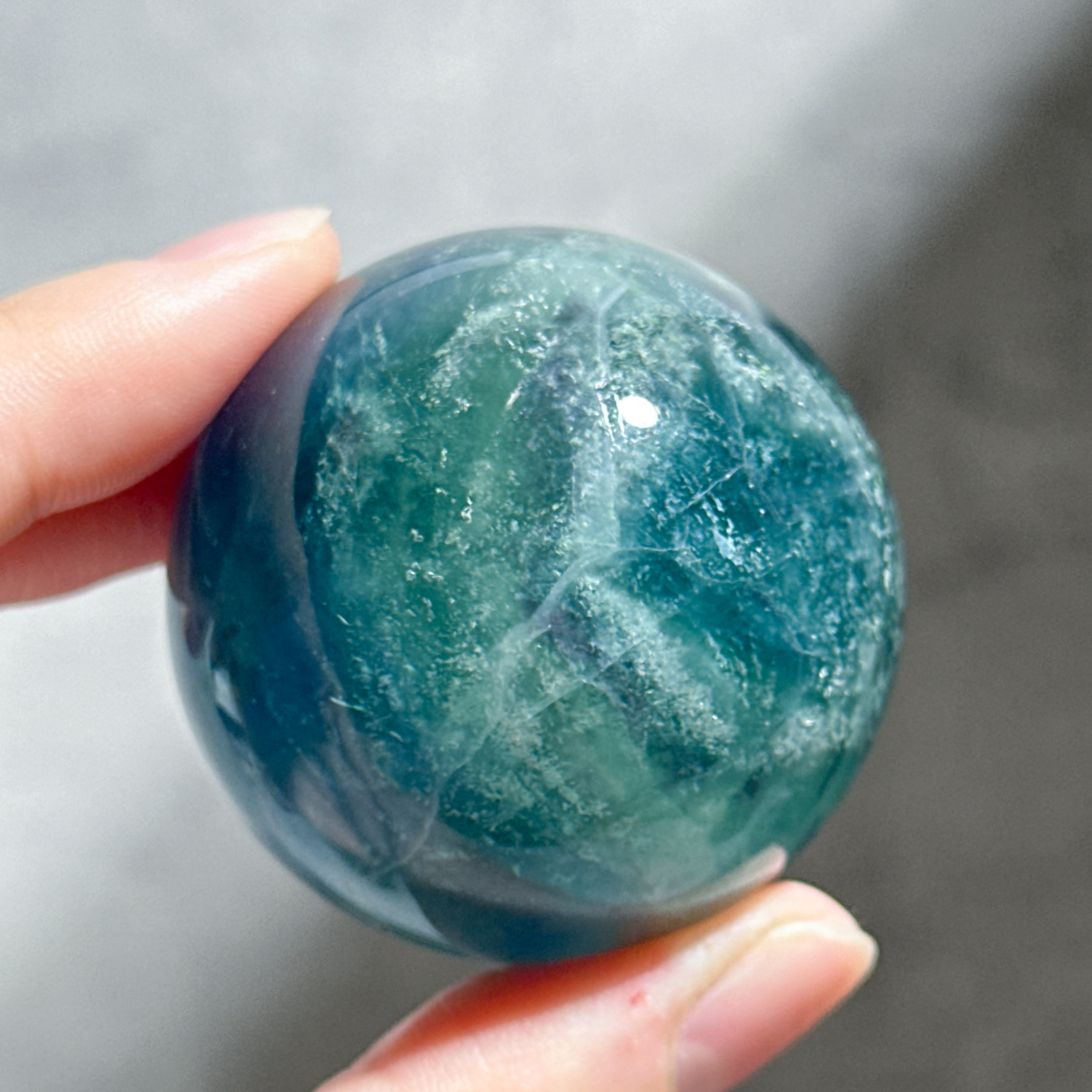 ブルーフローライト スフィア（丸玉）41◇ Blue Fluorite ◇天然石