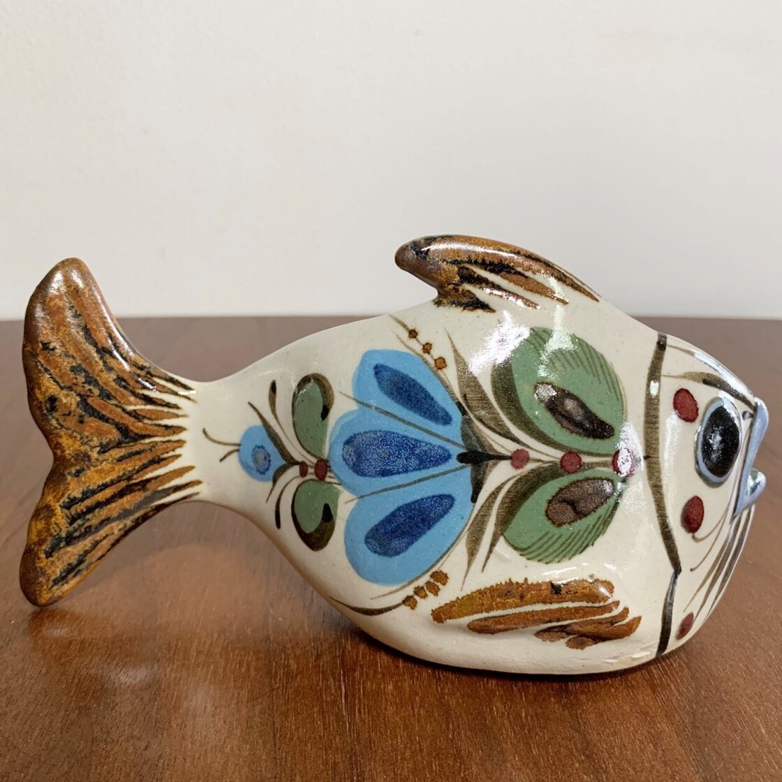 エル・パロマール メキシコ 魚 陶器のオブジェ / El Palomar Mexico 