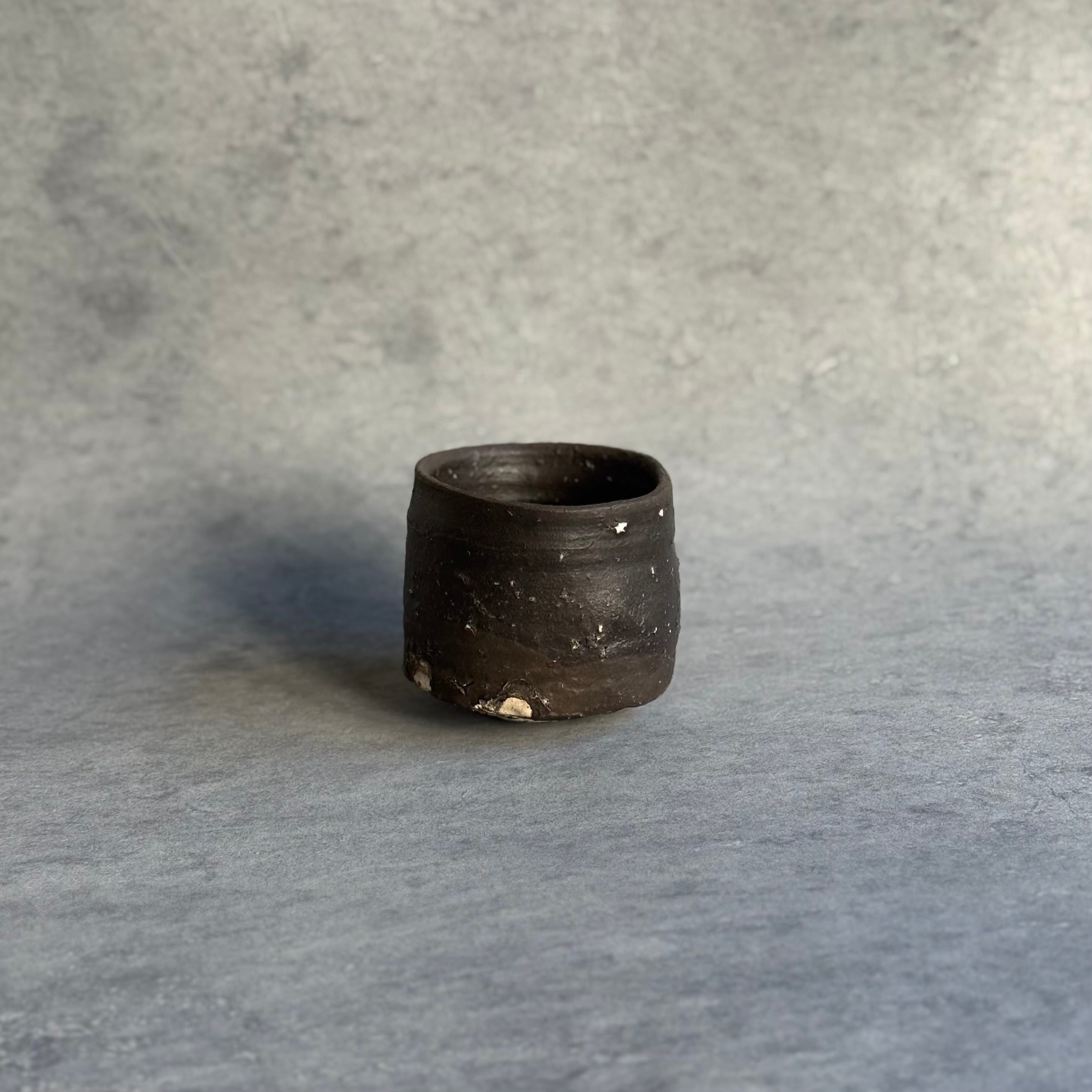 清水善行 黒釉茶碗 | gallery 一白