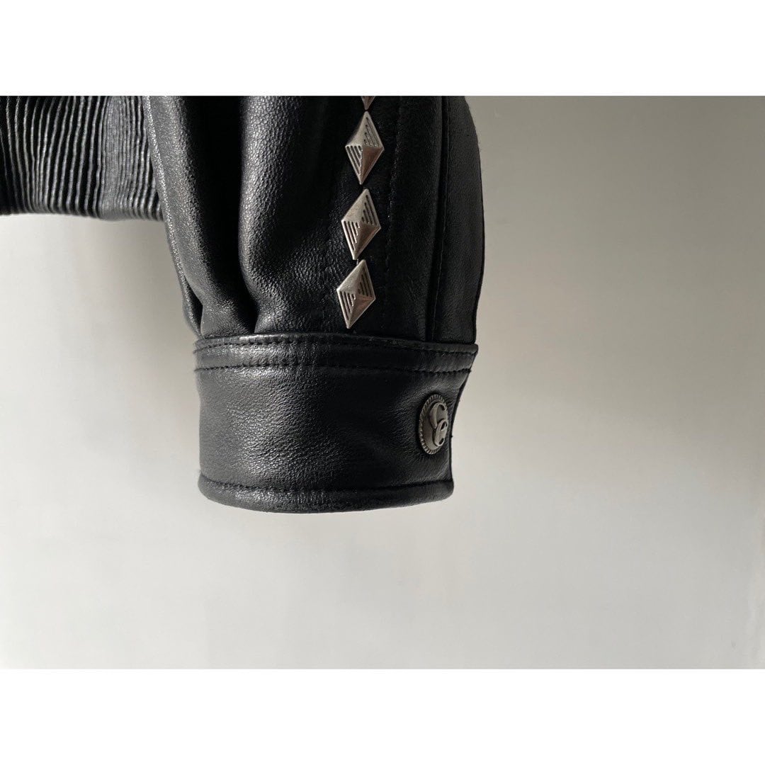 CRIPPLE CREEK- studs design leather jacket | ROOT online