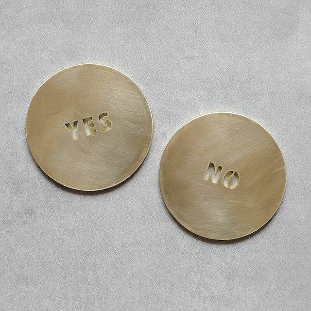 YES/NO set（BRASS）