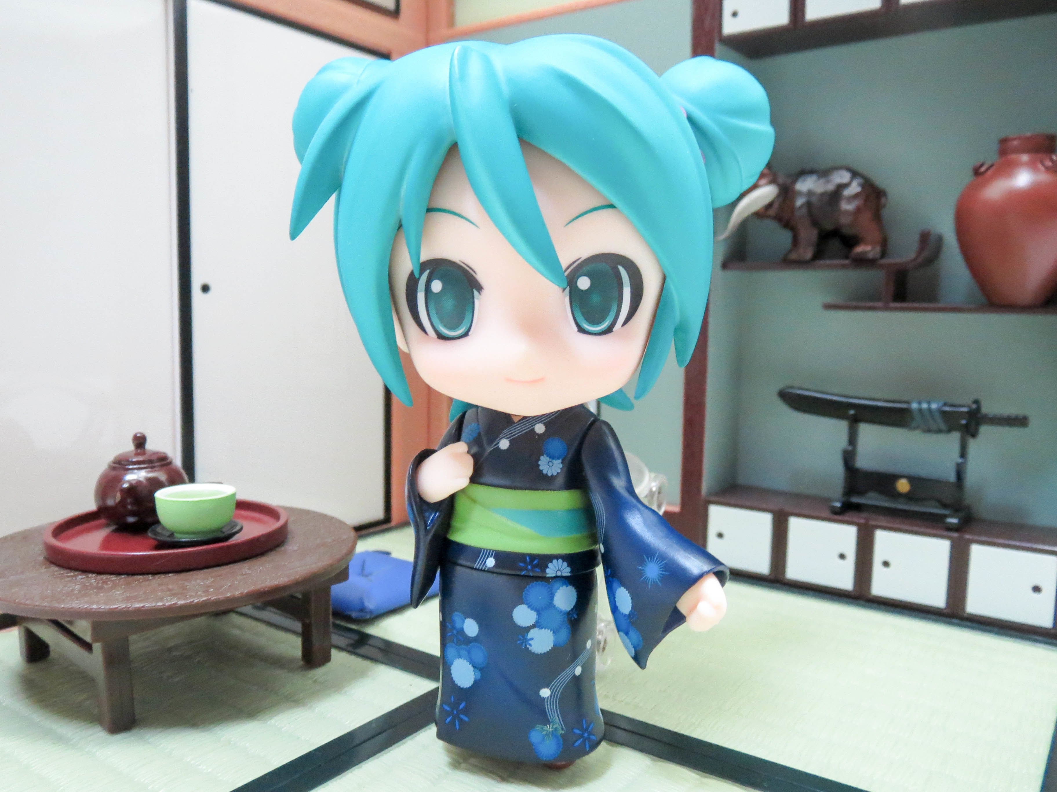 再入荷【261】 初音ミク 浴衣Ver. 髪パーツ お団子 ねんどろいど