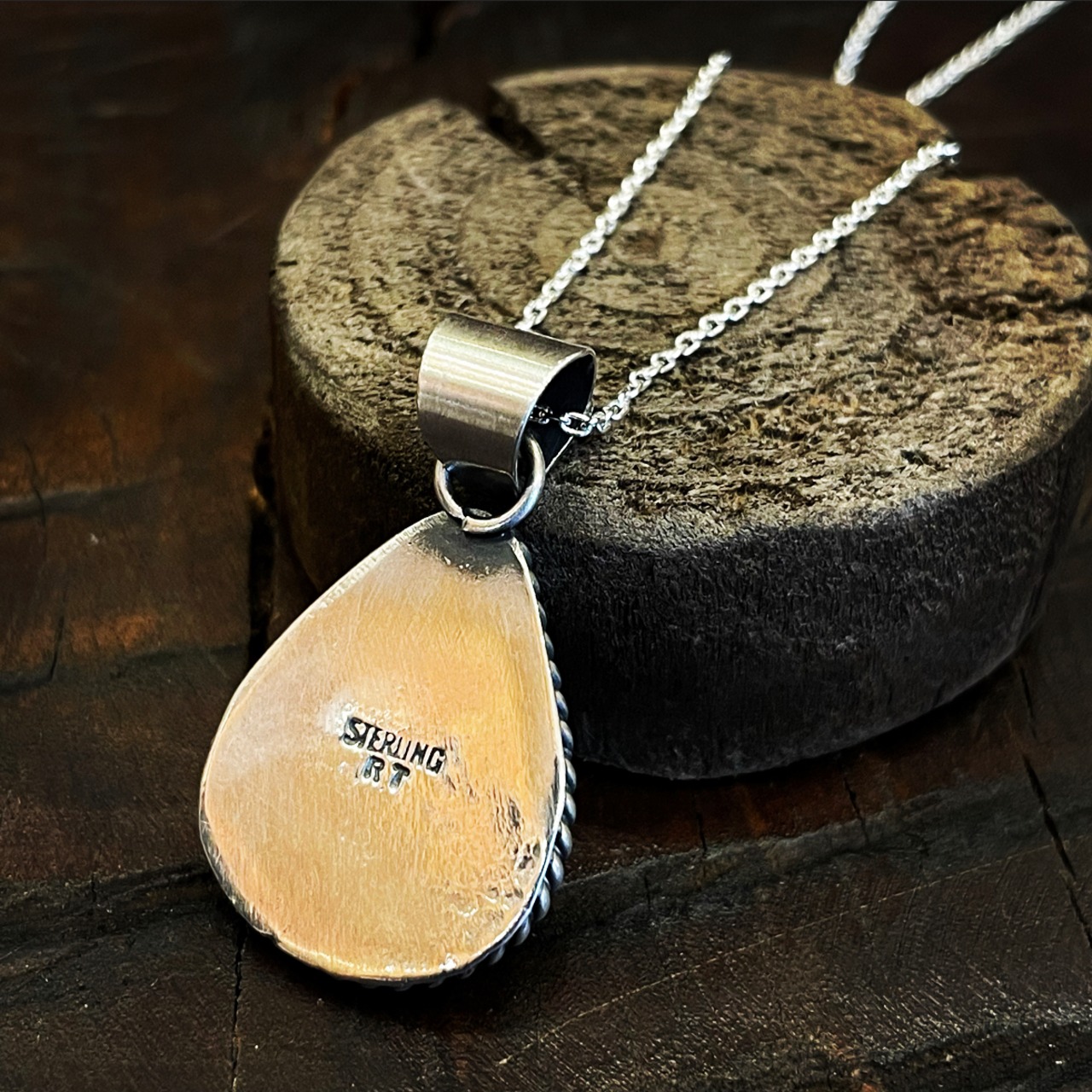 RobinTsosie(ロビンツォーシー) スパイニーオイスターTOP シルバーチェーン付き - 2