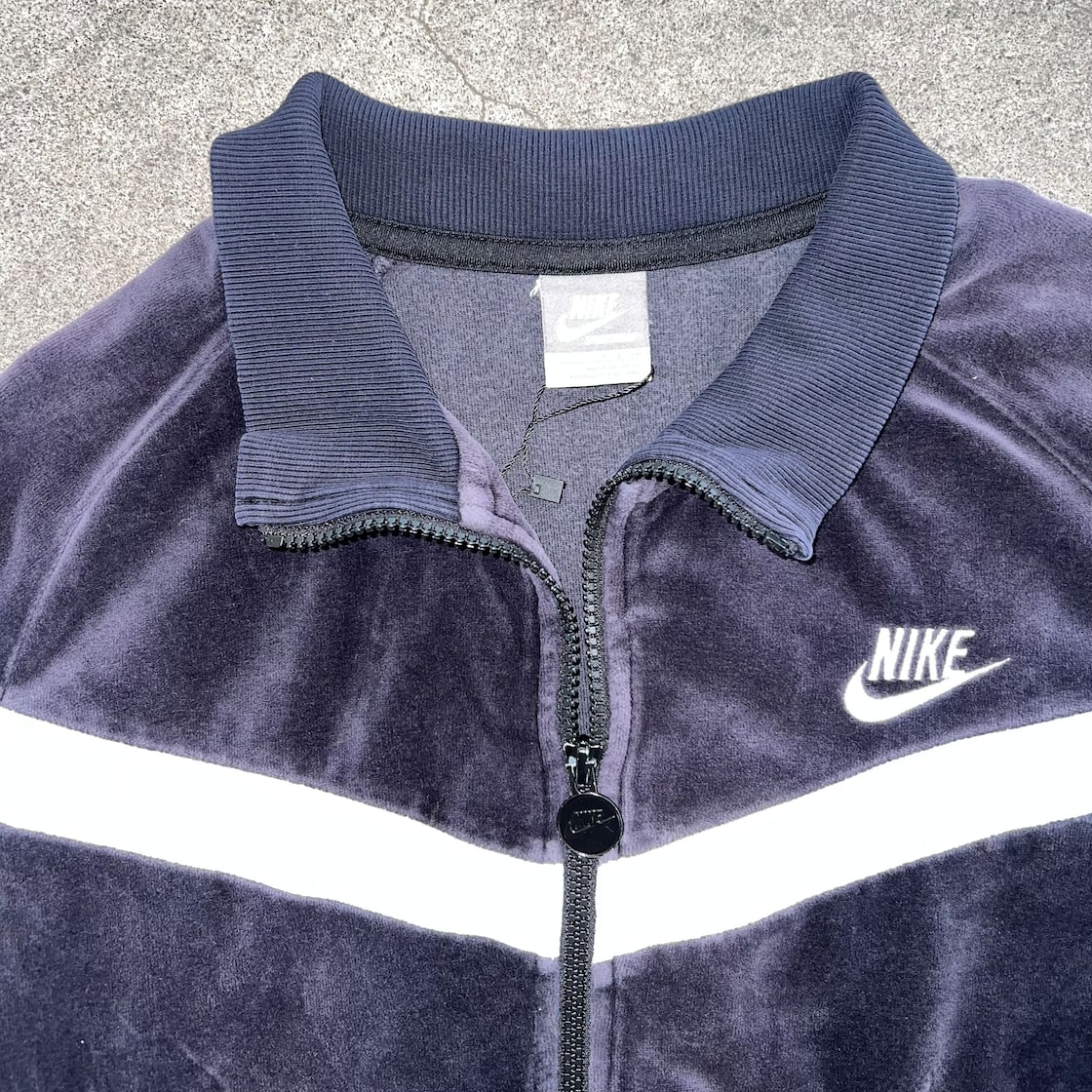 00s~】NIKE ナイキ ベロア素材 トラックジャケット ジャージ ワン 