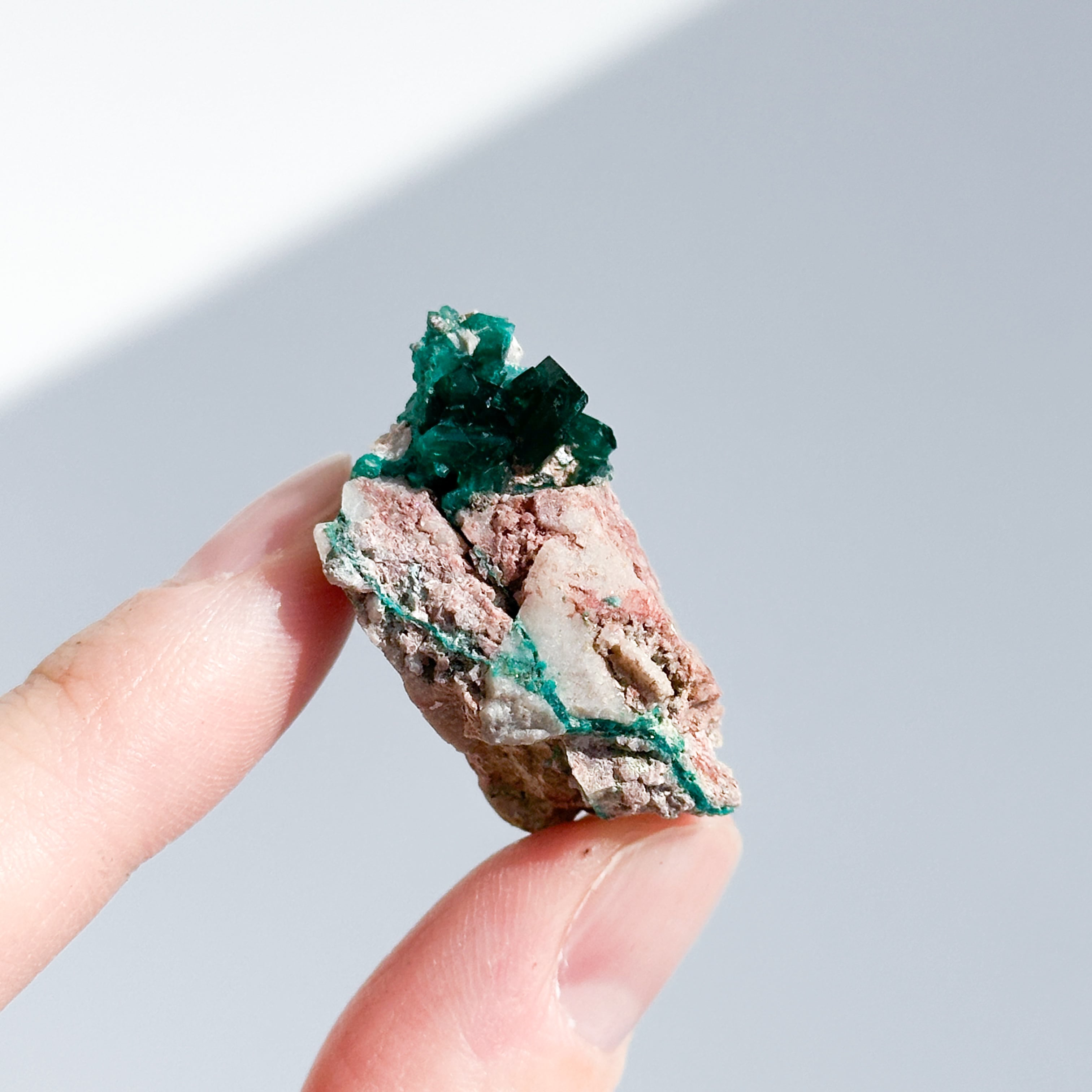 アメジストとダイオプテーズの原石セット ダイオプテーズ 原石15◇Dioptase◇パワ ーストーン・天然石・鉱石