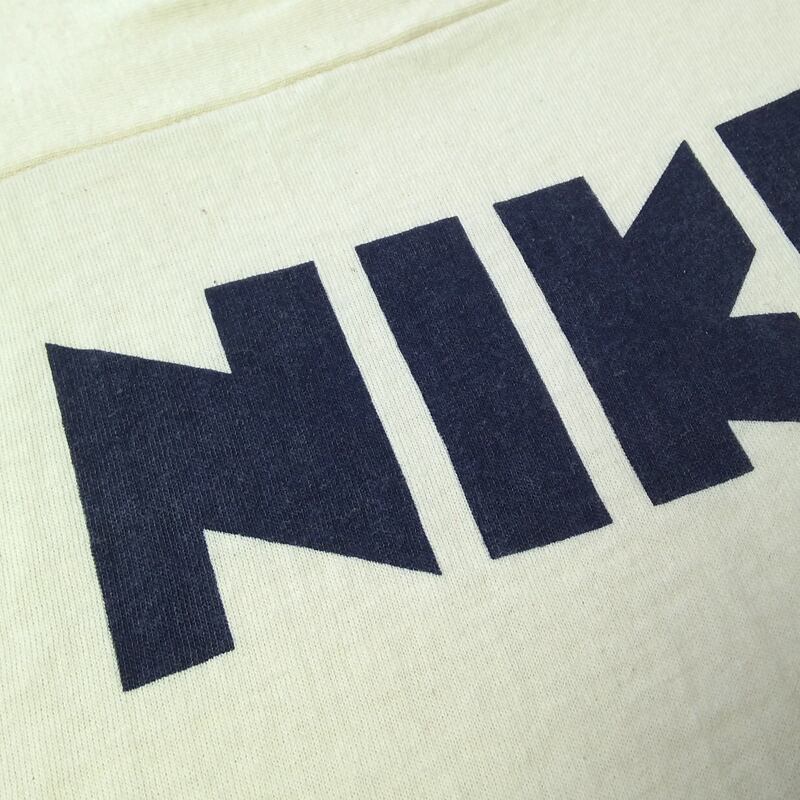 70s~ NIKE Block Letter Print Football T-Shirt(M) | Wonder 70s~ NIKE Block Letter Print Football T-Shirt(M) | Wonder