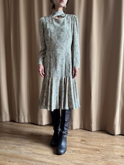 MADE IN JAPAN paisley pattern classic dress-5209-4