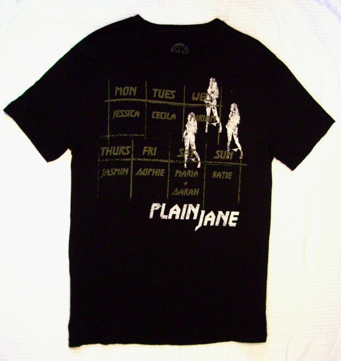 PLAIN JANE HOMME★NUMBERS クルーネック Men's Tシャツ BLACK 41f3d49c003d978c29418ea52416bb