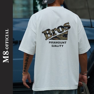 back print oversized T-shirt 3color M0257