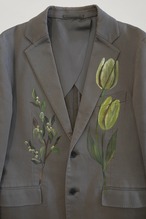 vintage tailored jacket-graybeige