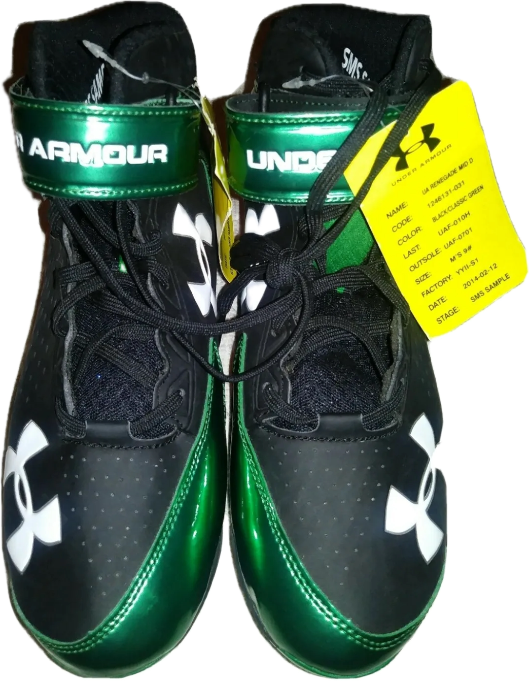 27cm】UA Renegade RM グリーン アメフト スパイク | Pay ID 