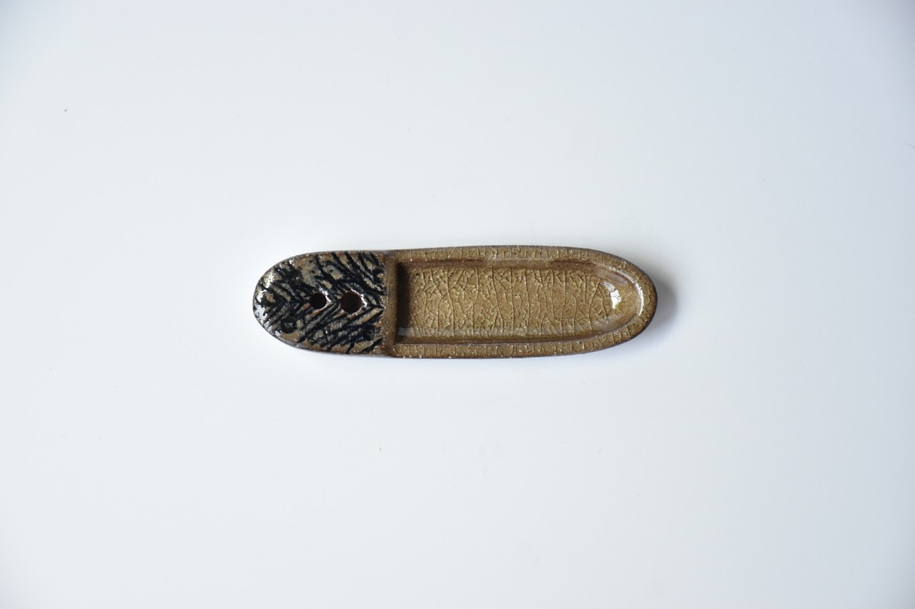 小代瑞穂窯 / 福田るい : 香立 / 花入 (小) ⑰