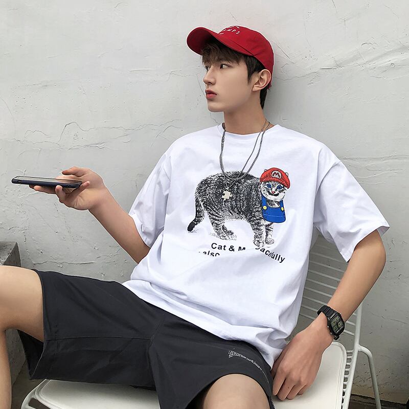 全3色 Tシャツ カットソー プリント カジュアル おしゃれ