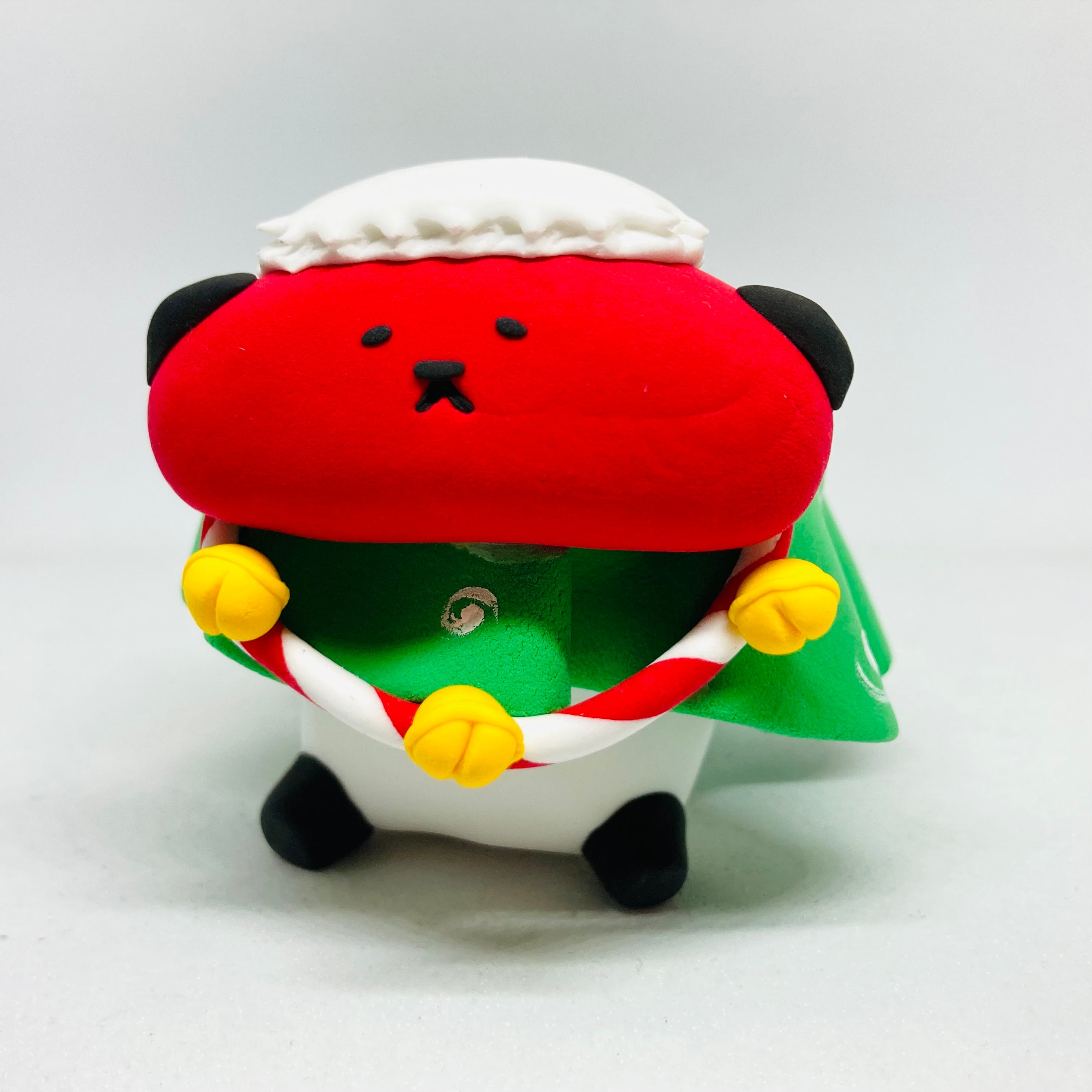 獅子舞パンダ / 紙粘土 / カトコト