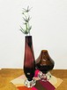 aseda sweden glass vase (PURPLE)　ガラスの花瓶