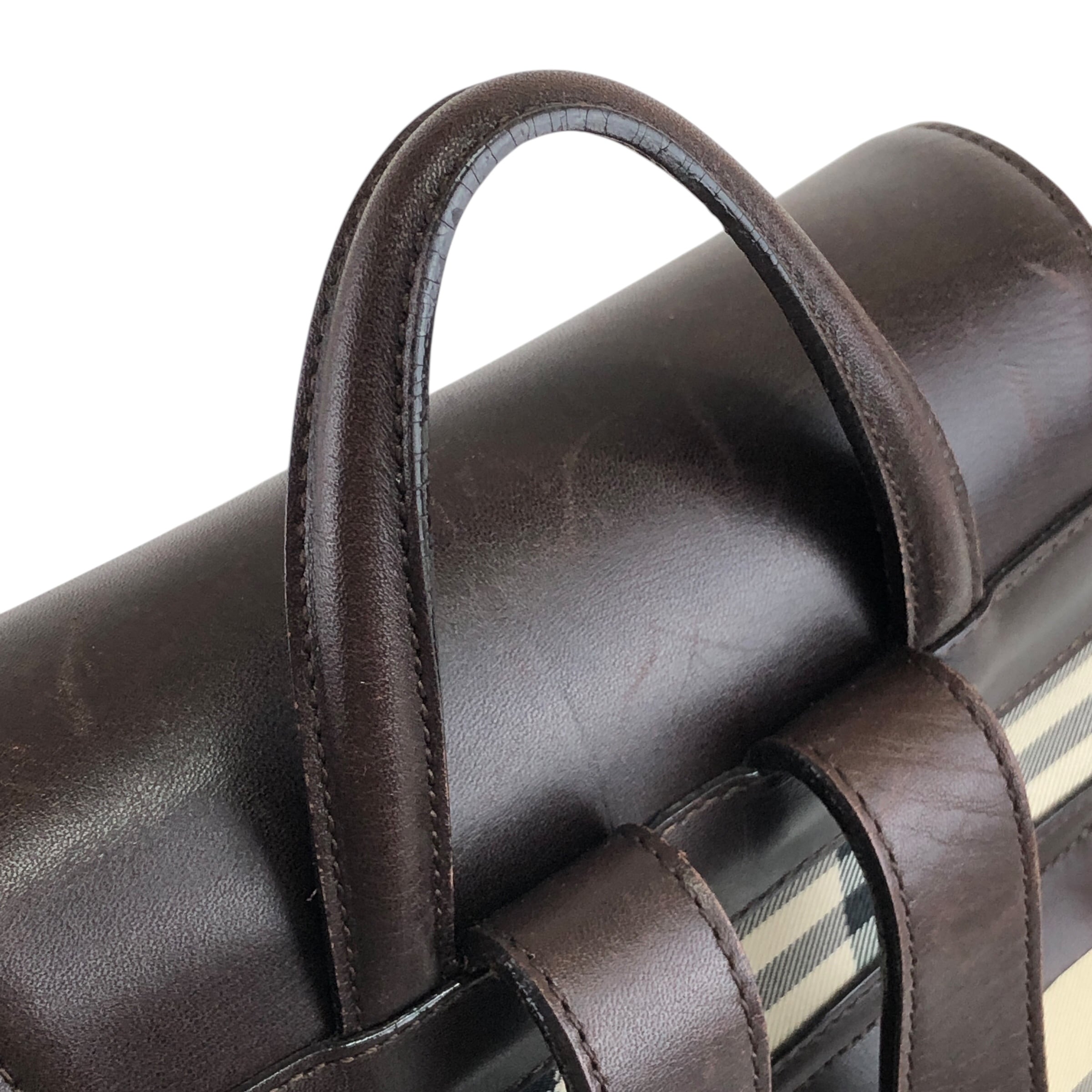 BURBERRY バーバリー ノバチェック バックパック ベージュ ロゴ