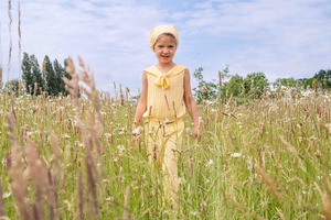 Knit Planet /Sweet Blouse - CreamYellow