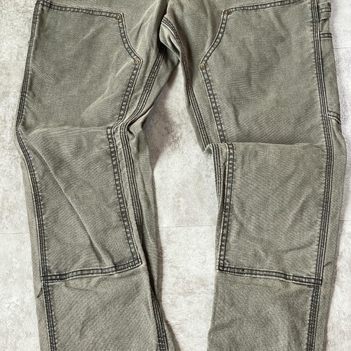 20s グレー ダブルニー Carhartt W35 L30 詳細写真4
