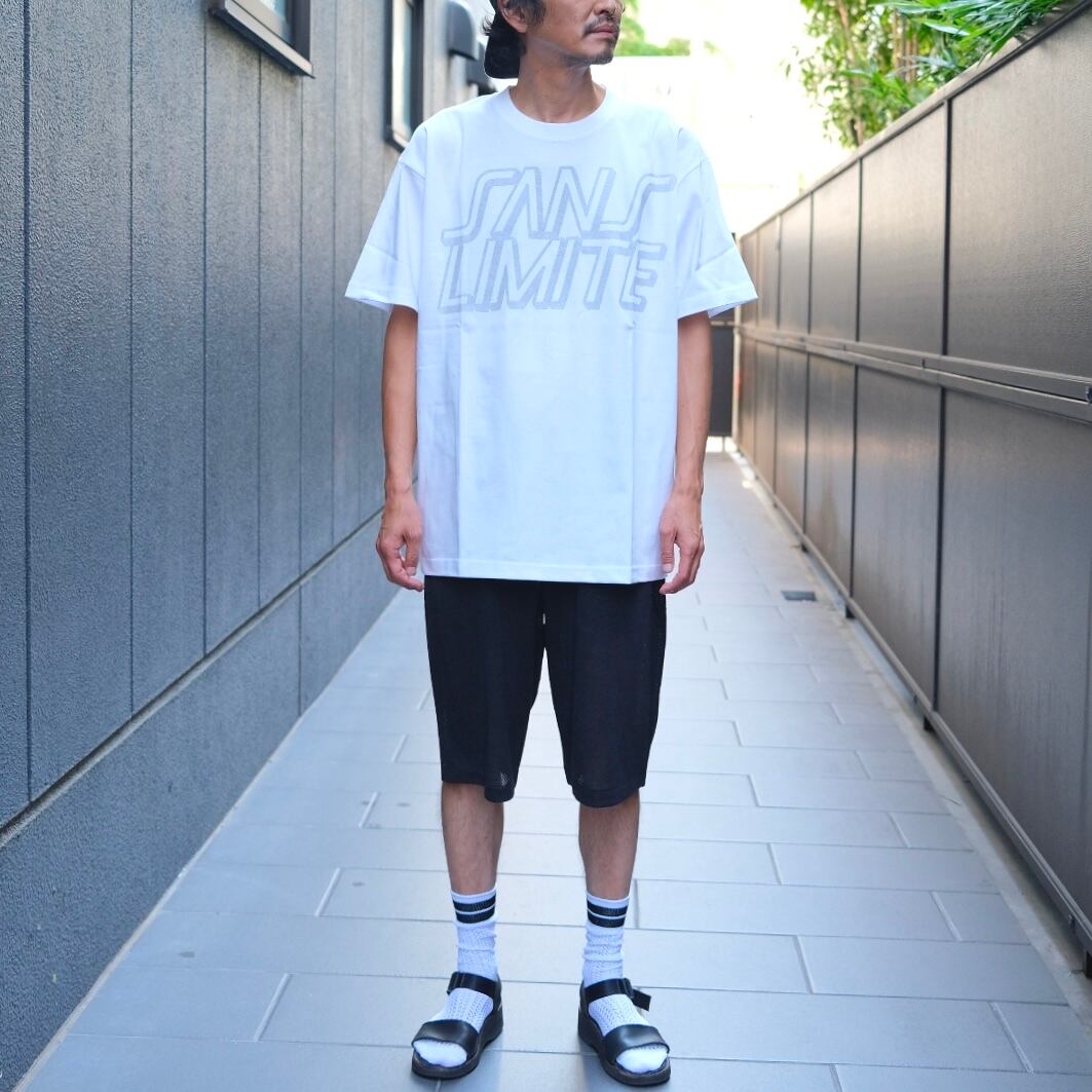 美品 サンリミット ショーツ sans limite sanslimite Sans limite (サンリミット) タイプライタークロス ゴムショーツ