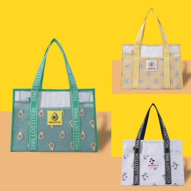 【Snillo Stitch】ファイル型トラベルバッグ 収納ポケット
