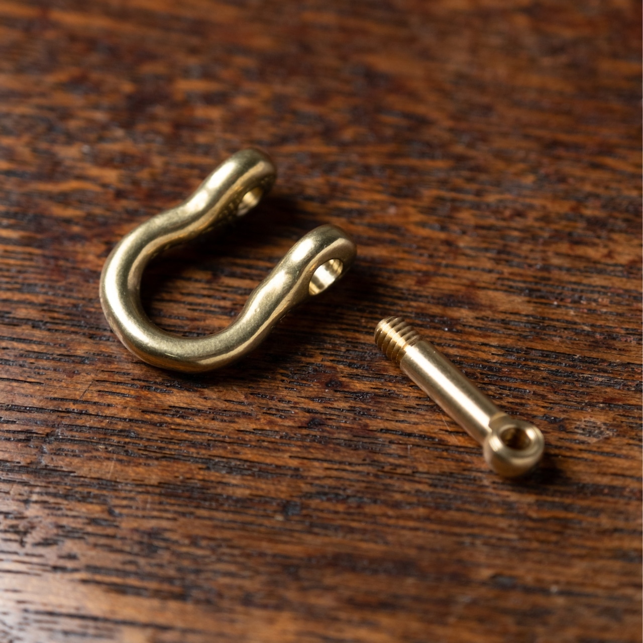 ネジ式シャックル(ハトメに通すだけ)