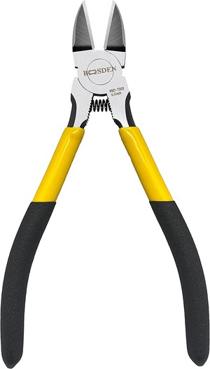 【努力特価】BOOSDEN ニッパー 工具 プラモデルニッパー 電工 強力 ペンチ CRV鋼製 精密 薄刃 小型 プラスチック 金属 160mm