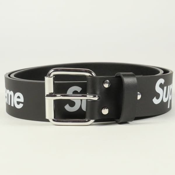 Size【S/M】 SUPREME シュプリーム 22SS Repeat Leather Belt レザー ...